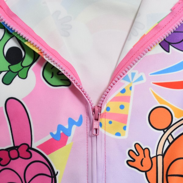 Sprunki Incredibox Rhythm Box Mellanstor till Stor Barnkläder Zip Hoodie Jacka style1 140