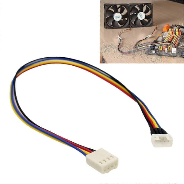 PWM GPU-vifteadapter, Mini 4-pinners til standard 4-pinners forlengelseskabel