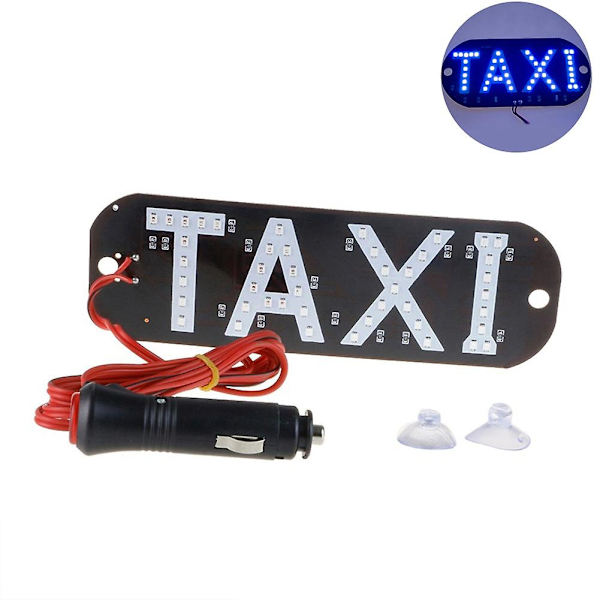Taxi Led Nummerplade Billys Forrude Kabine Indikator Indvendig Signallampe Blue