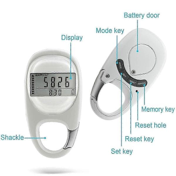 Pedometer, Pedometer with Memory Function, Daily Monitoring
