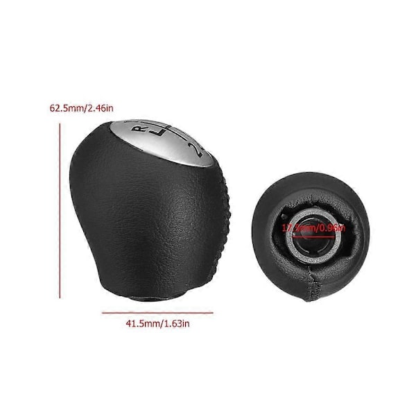 6-vaihteinen vaihteenvalitsimen nuppi Opel Mk3 328650005R Black