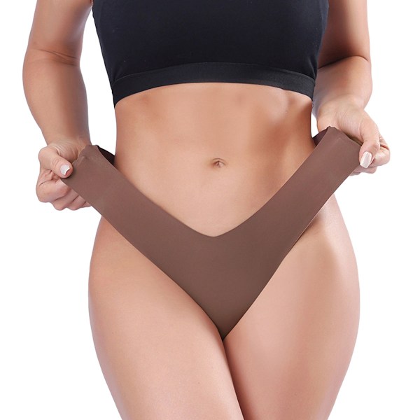 Sømløse Cheeky Bikinis for kvinner, usynlige og pustende truser (M, L, XL)