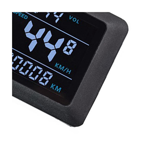 24v-60v LCD-näyttö P3c värinäyttömittari Sähköinen polkupyörämittari sopii sähköskootteriin (5- As Shown