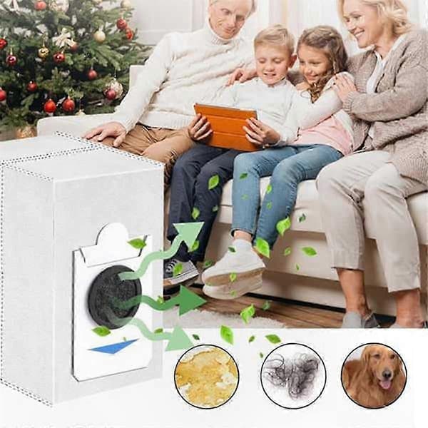 12-pack ersättningsdammpåsar kompatibla med T30S Robotdammsugare Combo White