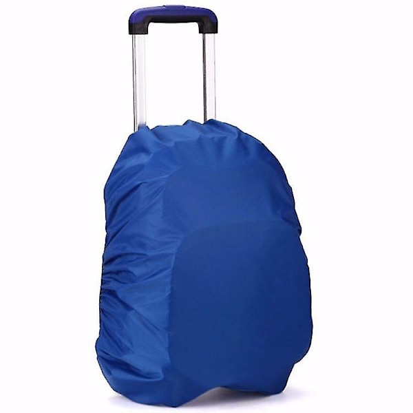 Unisex ryggsäck bagage regnskydd utomhus bergsklättrare väska vattentät täckning(2st, svart+rosa)