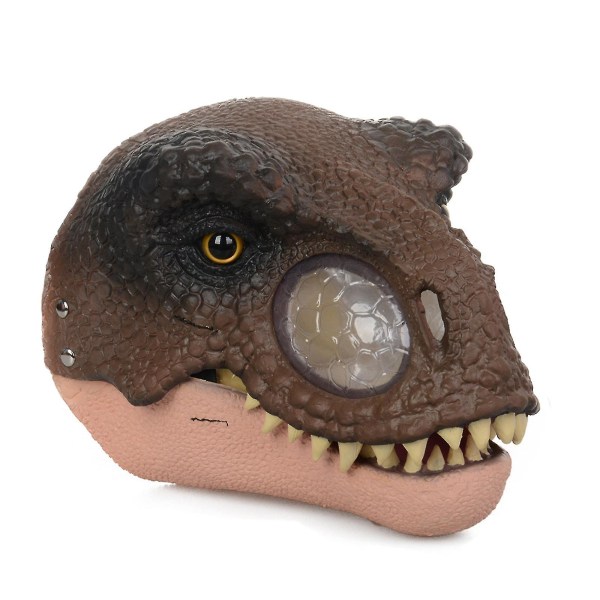 Dominion Tyrannosaurus Rex Chomp N Roar Mask, kostym dinosaurieleksak med rörelse i flera nivåer och brusljud