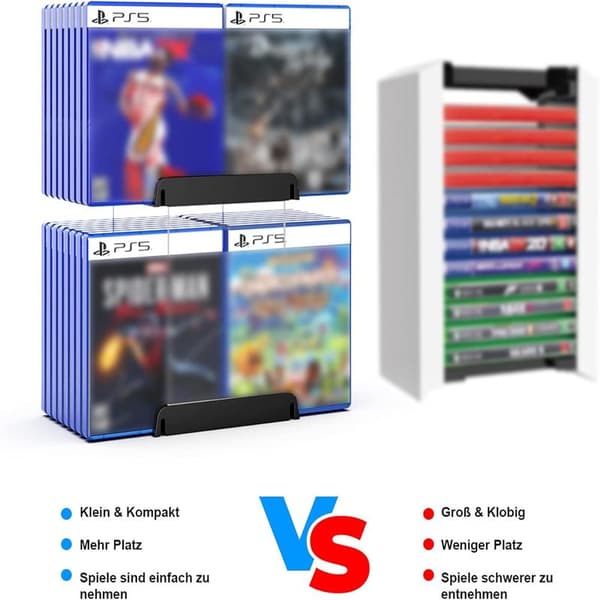 Spilllagringsdisk Playstation 5 PS5 PS4 Xbox Switch Tower (32 spill)