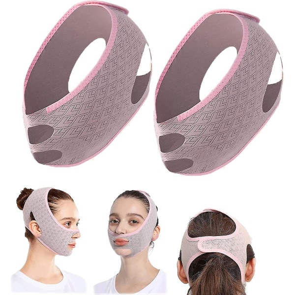 Beauty Face Sculpting Sleep Maskv Line Lifting Mask Ansiktsslankende stropp,dobbel hakeredusering, Chin Up Mask Ansiktsløftende belte 1 Pcs