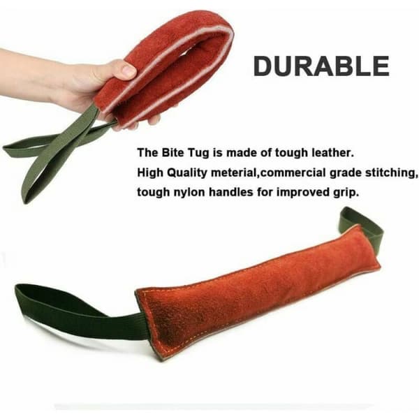 40 cm Indestructible Dog Bite Pillow with 2 Handles, Fire Hose Material