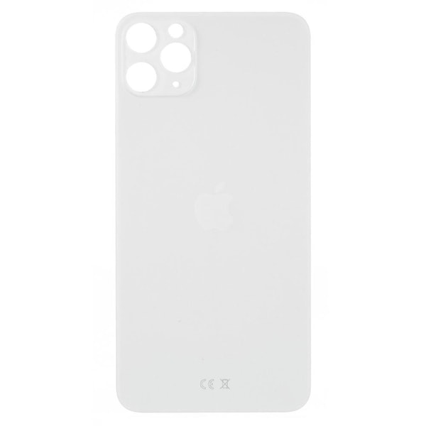 För iPhone 11 Pro Bakre batterihölje Cover (EU-version) Silver Style B iPhone 11 Pro