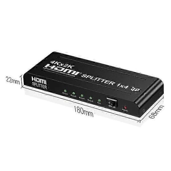 HW-4K104D HDMI-splitter 1 til 4 HW-4K104D