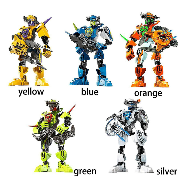 Star Warrior Soldiers Heroes Factory Bionicle Surge String Robotfigurer Block Barnleksaker Green