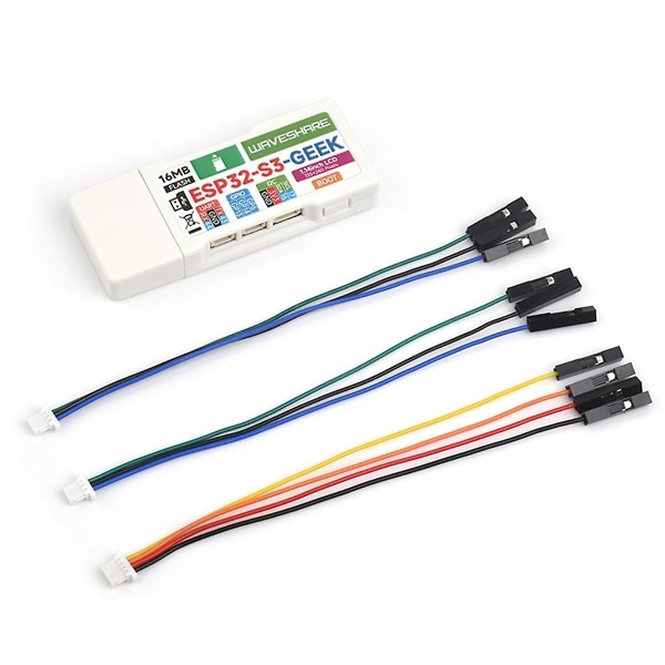 ESP32-S3 -kehityskortti perustuu ESP32-S3R2 -siruun ja tukee WiFi/Bluetooth-moduulia 1.14:llä White