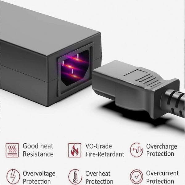 Strömkabel för vibrationsövningsmaskiner, AC-kabel kompatibel med träningsutrustning för hemmet