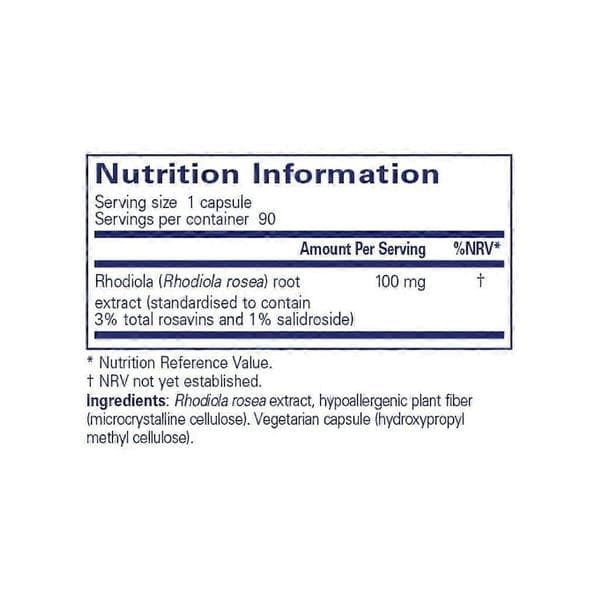 Rhodiola Rosea Kapsler 90