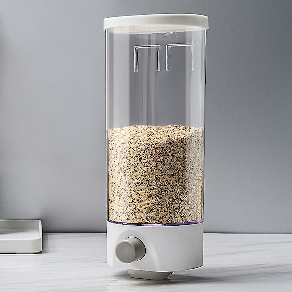 Spannmålsdispenser Torrmat Kaffebönor Förvaringsbehållare Väggmonterad M