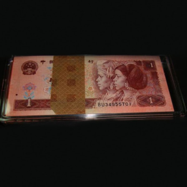 Akryyliset setelitelineet näyttölaatikko läpinäkyvä case paperirahalle 151 X 71.5 X 11mm