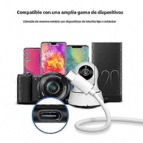Extra Lång USB till Typ C Kabel 2M 3M 5M 8M 10M 12M 14M för Redmi Telefoner VR Kamera Utrustning White 1m