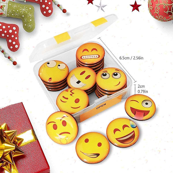 Bn-emoji Magneetti Frigo 3d Aimant 25kpl Smilely Rfrigrateur Mignonne Dr?le Convient