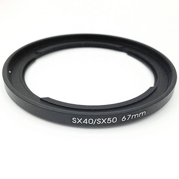 67 mm filteradapter för Sx30 Sx40 Sx50 Sx520 Byt ut -dc67a