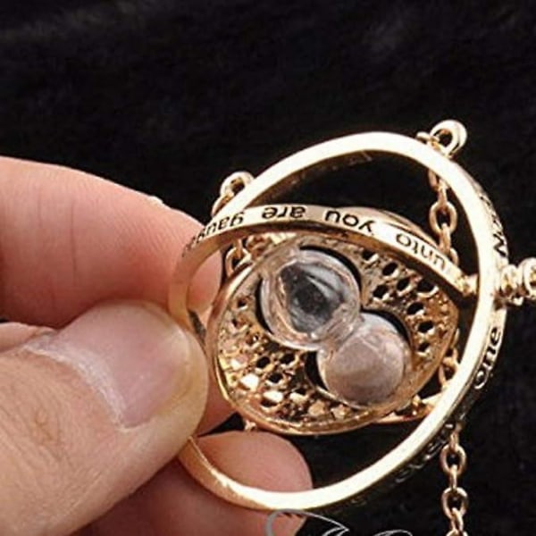 Hermione Time Turner Halskjede Wizard Falcon Horcrux Timeglass anheng