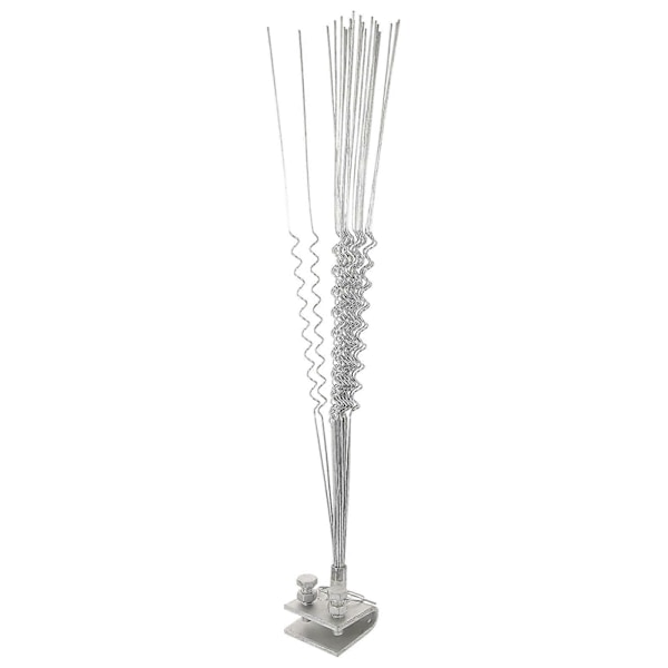 Lintupiikki Metallinen Lintujen Karkotuspiikki Lintujen Torjuntapiikki Lintujen Karkotin Silver 60X7CM