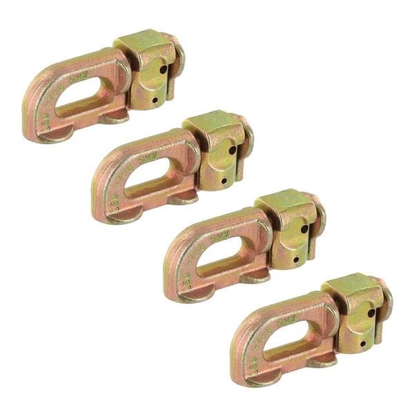 1/2 4x Lastkontroll L-skena Dubbel Stud Fäste Lastkontroll 1Set
