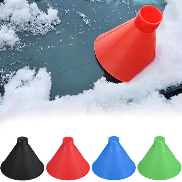 2 isskrapere Conformed - Skraper og rydder vekk snø raskt multicolor