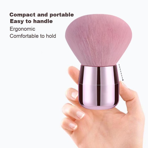 Makeup Brush Kosmetik Hudrensning Små neglestøv Holdbar Blush Mushroom Head