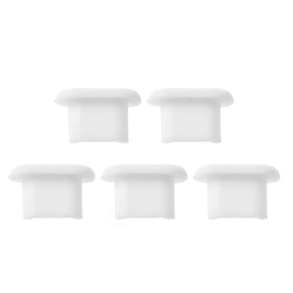 10 sæt Micro USB-portbeskytter, 3,5 mm jackstikstøvprop, SIM-værktøj til Android Black