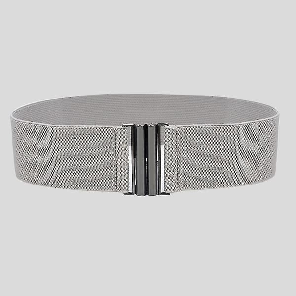 Mote Dame Brede Belter Kvinner Bred Elastisk Belte Spenne Midje Kjole Stretch