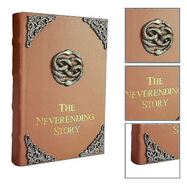 The Nevending Story Book Notebook Pages Filmanpassning Roman Halloween Julklapp till fans