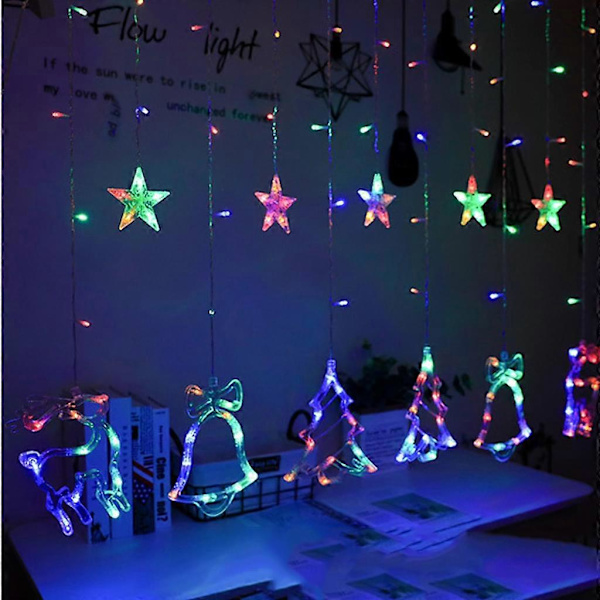 6 stk. Sugnappe Lysstreng, Sugnappe Lysstreng Vindue, Sugnappe Lysstreng, Sugnappe Lysstreng Jul, Led Sugnappe Jul, Sugnappe Led style113