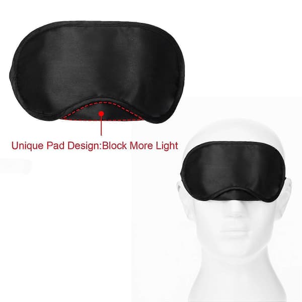 Ögonbindel ögonmask skuggskydd för sömn med näsdyna, 10-pack
