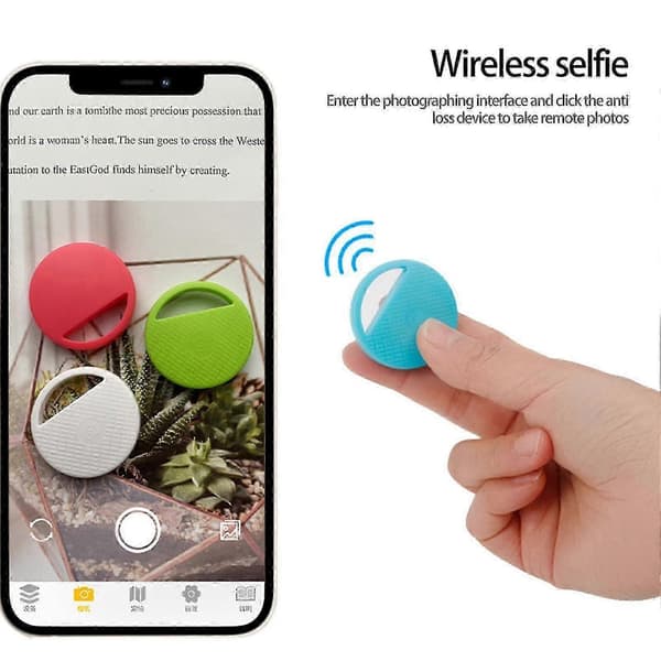 Smart Tracker med Selfie & Alarm, Bluetooth 5.0, Metalring, Høj Lyd 5 5