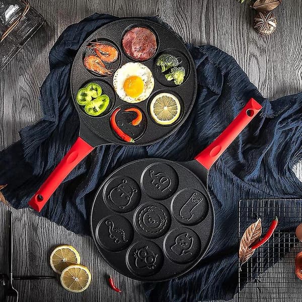 Dyrepandekagepander 7 Unikke Søde Dyreforme Non-Stick Bagepander (Blå) (santanxing) blue