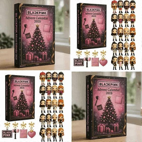Sort pink 2025 Julekalender