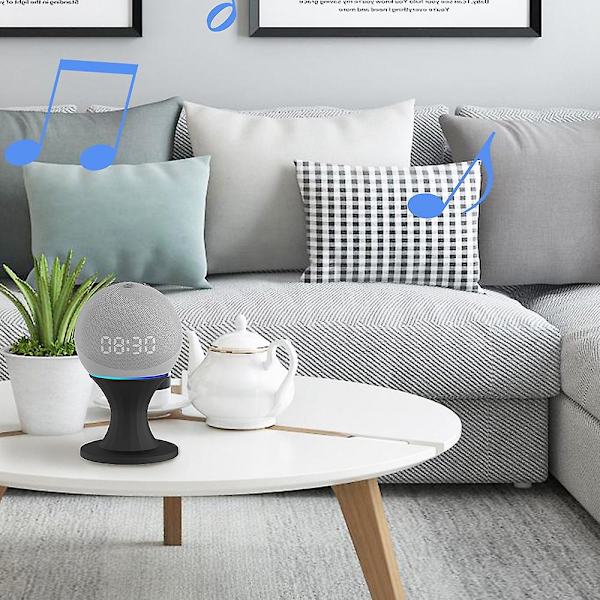 4. sukupolven Smart Speaker -pöytätelineeseen Amazon Audio Stand-Black Black
