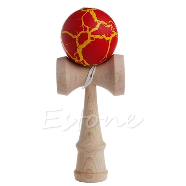 Nyhet Barn Interaktiv Kendama Bollar Leksaker För Barn 6-8 Hjärna Bordsspel Red