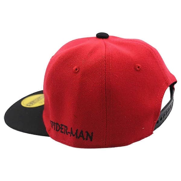 Spiderman Baseballcaps for gutter og jenter, Snapback for barn, Solskjerm for småbarn, Justerbar Red