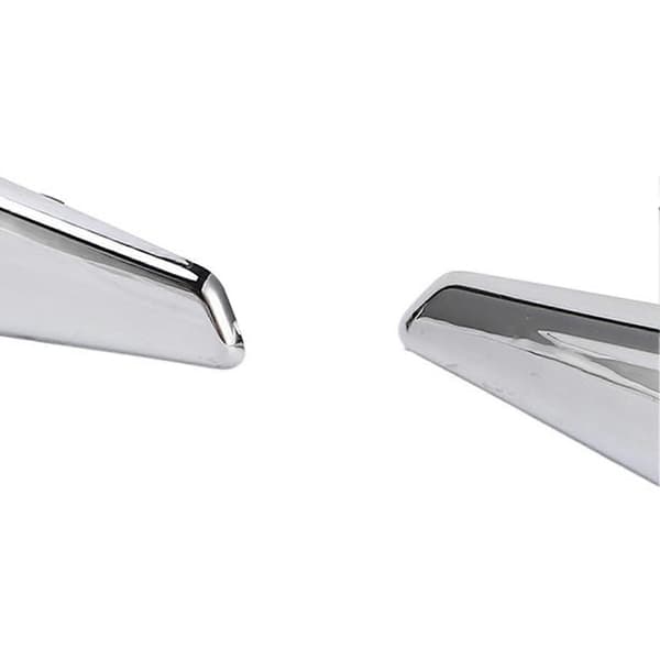 2 PCS Front Fender Chrome Finish 51117338569 Replacement Compatible with X3 X4 F25 F26 2013–2017 Solid Solid Normal