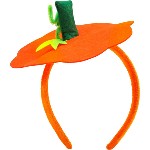 Halloween Gresskar Hodebånd Halloween Kostyme Gresskar Hodeplagg Pumpkin Orange