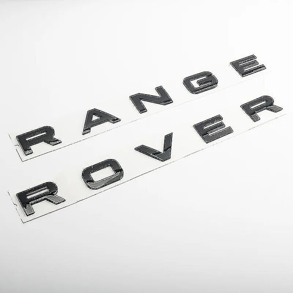 3d Abs Logo Range Rover Kirjaimet Embleemi Tarra Auton Etu Maski Merkki Range Rover Sport Evoque L322 L320 L406 P38 Tarvikkeet Glossy Black RR