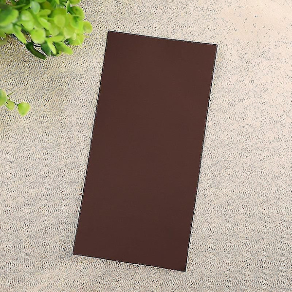 2 st självhäftande lappar klädetikett DIY för dunjackor tyg Dark coffee