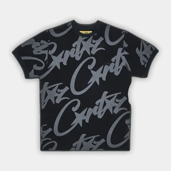 CORTEIZ ALLSTARZ ALLOVER T-SHIRT SORT C-DTX28-Black S