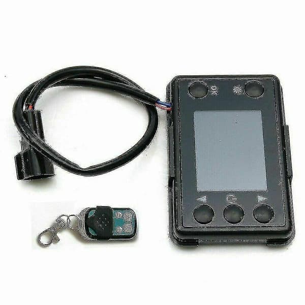 Bil Luft Dieselvarmer LCD S Parkeringskontroller + 4-knapps fjernkontroll