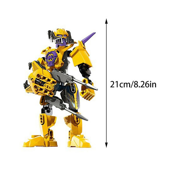 Star Warrior Soldiers Heroes Factory Bionicle Surge String Robottihahmot Block Lasten Lelut Silver