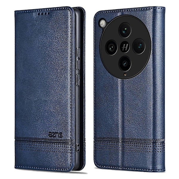 För Oppo Find X8 Pro 5G Fodral Nappa Textur PU Läder Plånbok Telefonfodral Brown