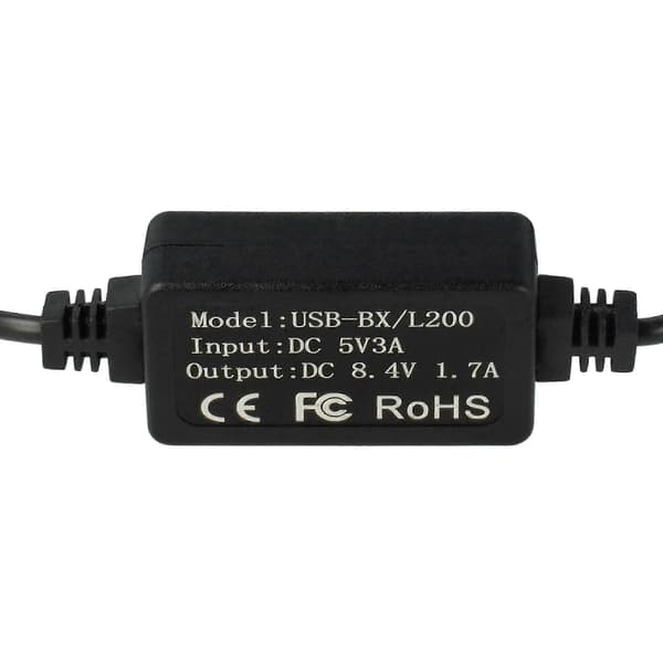 USB-opladerkabel kompatibelt med Sony DCR-HC Series videokameraer, 170 cm længde