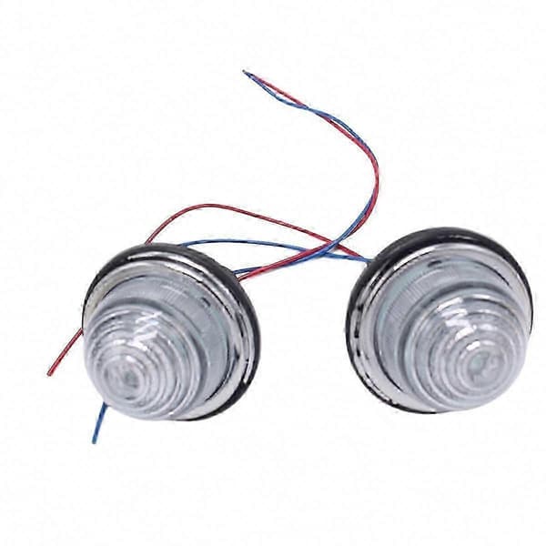 2 STK Lucas L594 Bagstop Baglygte Indikatorlamper LPB630 Lygter White